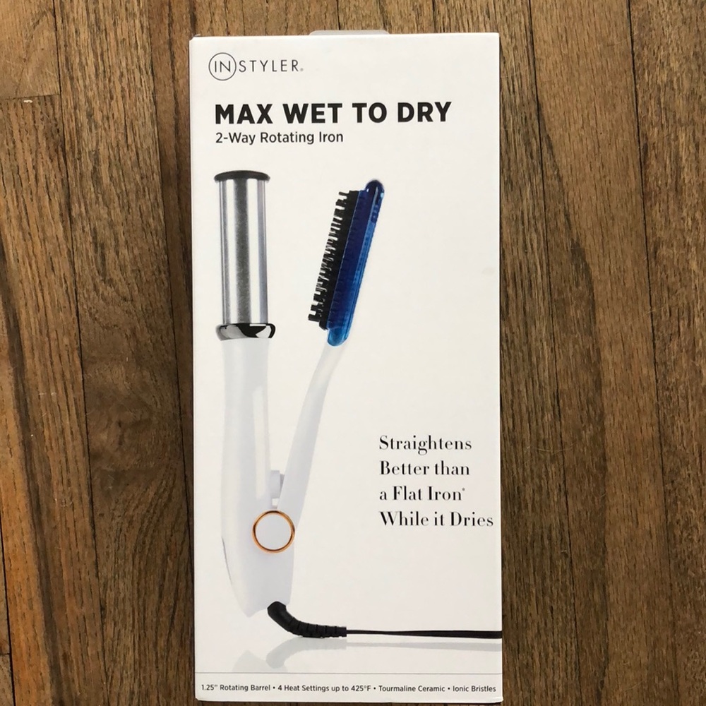 In styler rotating iron never opened